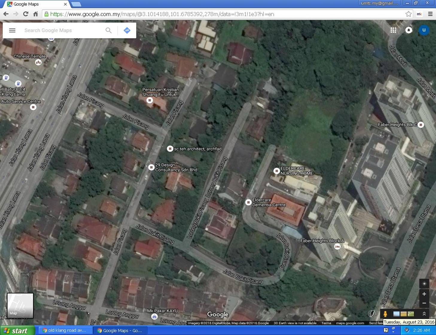 Location Map Bukit Pisang